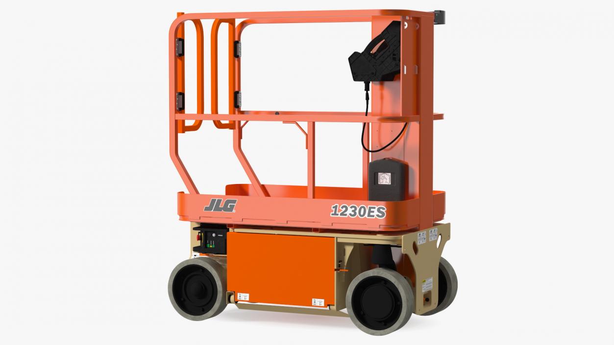 3D model JLG 1230ES Vertical Mast Lift Folded New