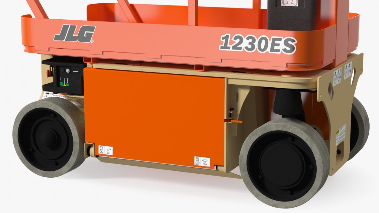 3D model JLG 1230ES Vertical Mast Lift Folded New