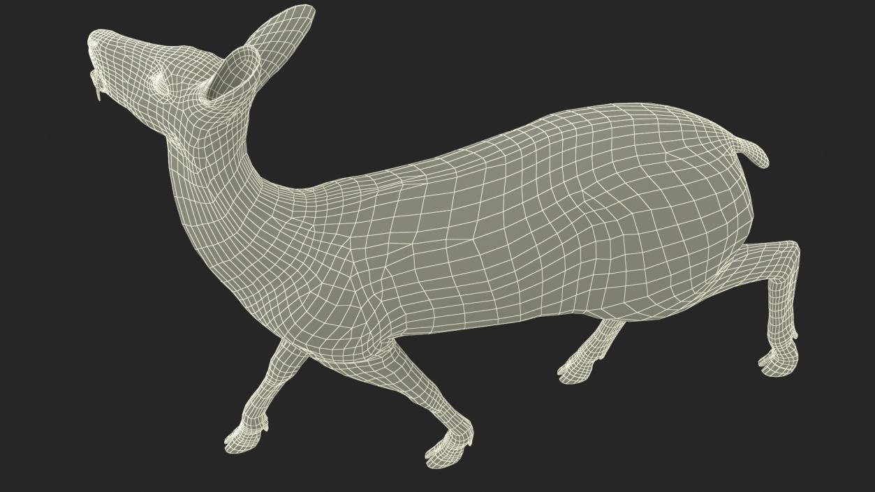 3D model Siberian Musk Deer Rigged