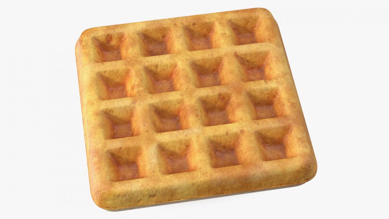 Small Square Waffle 3D model