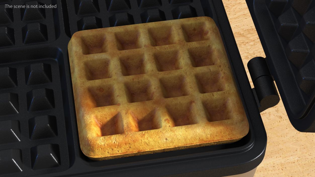 Small Square Waffle 3D model