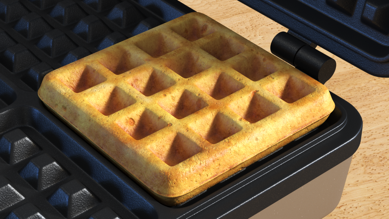 Small Square Waffle 3D model