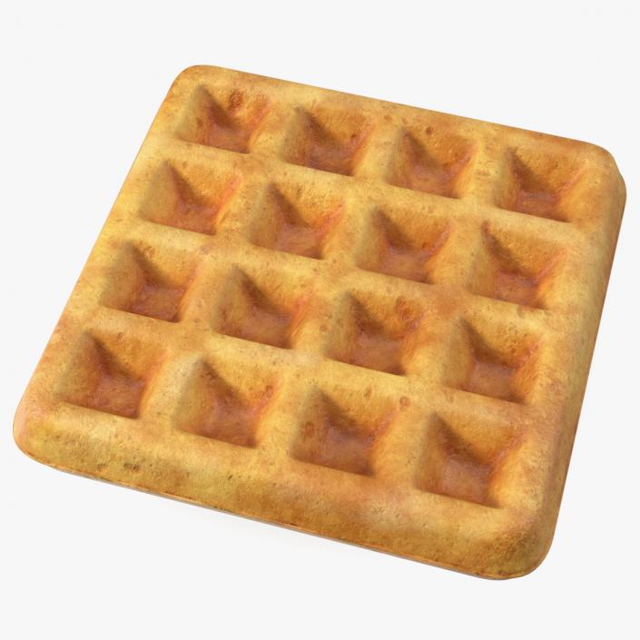 Small Square Waffle 3D model