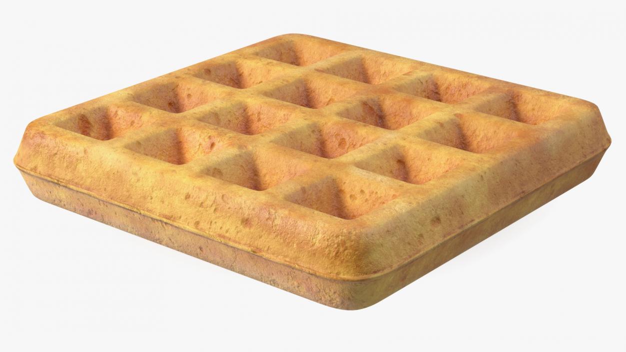 Small Square Waffle 3D model