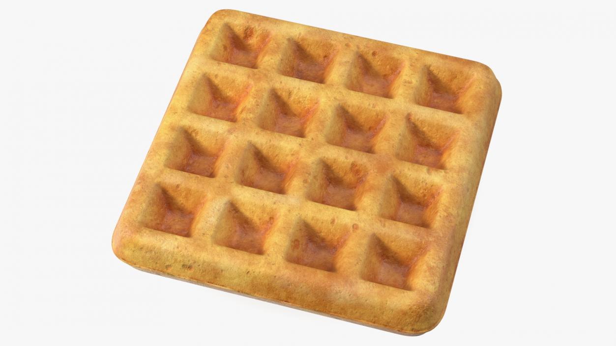 Small Square Waffle 3D model