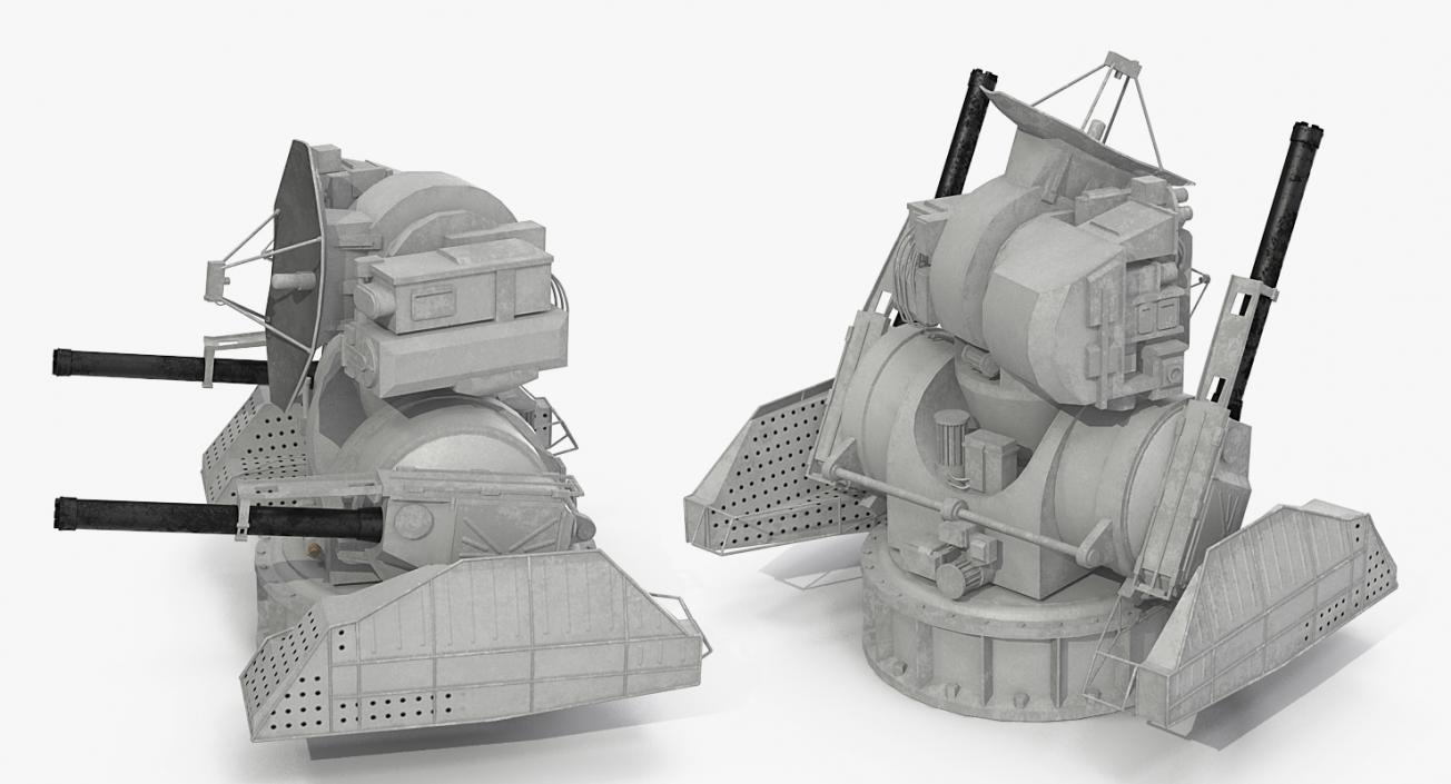 3D model Air Defence Kashtan Combat Module Rigged