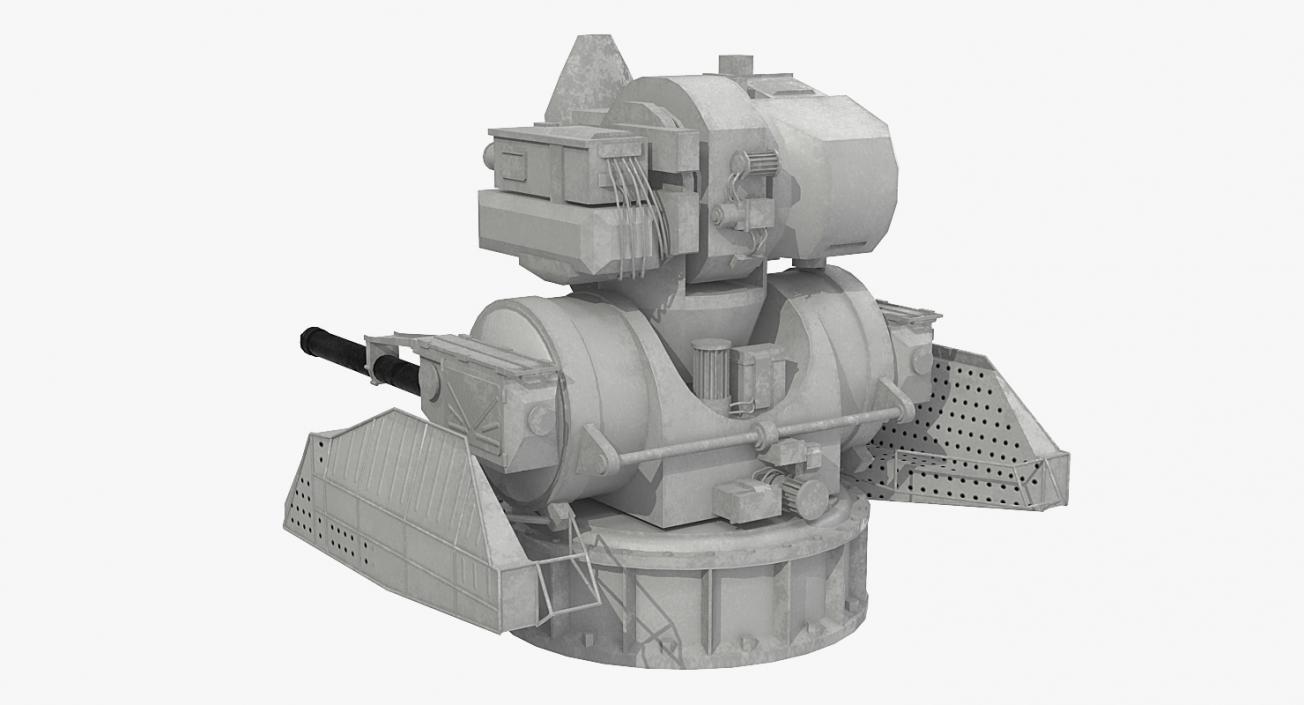 3D model Air Defence Kashtan Combat Module Rigged