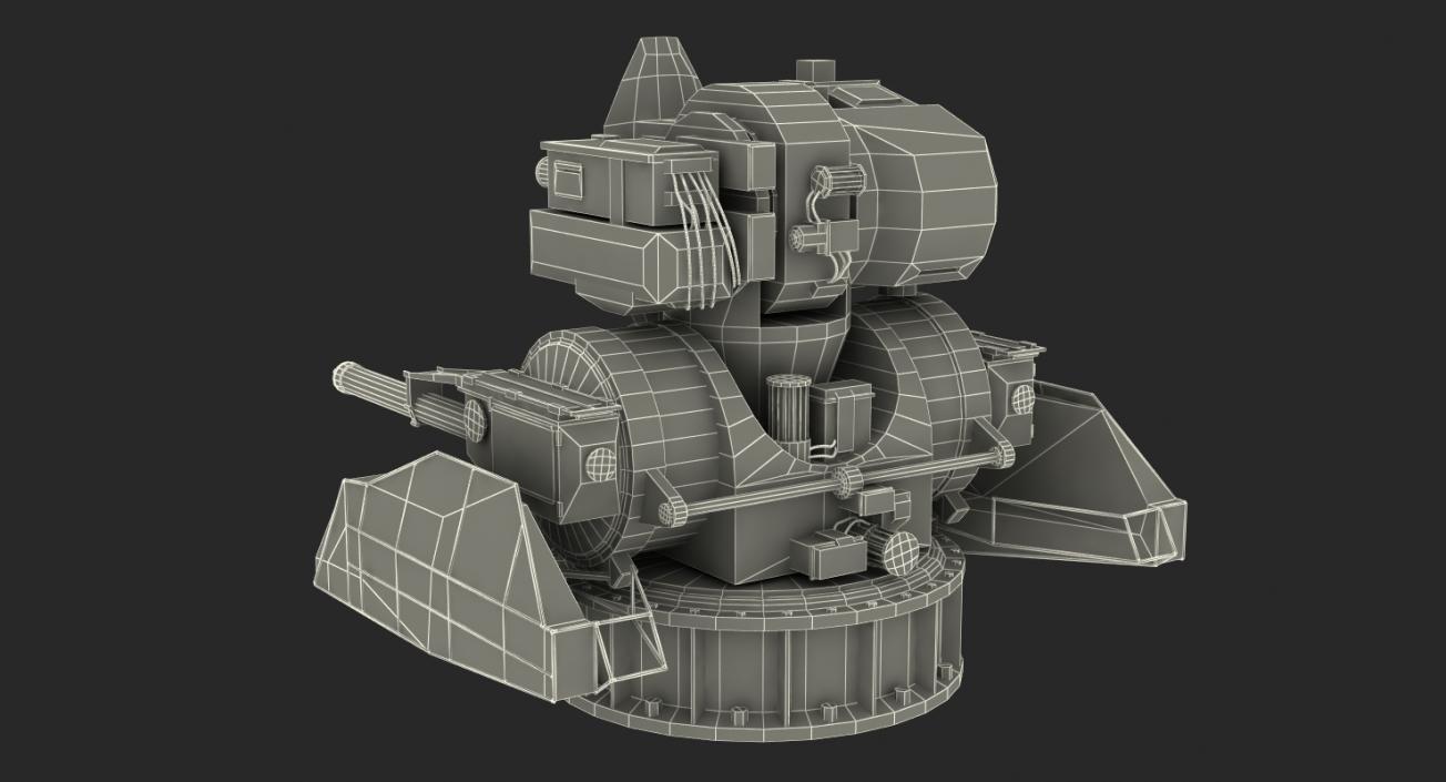 3D model Air Defence Kashtan Combat Module Rigged