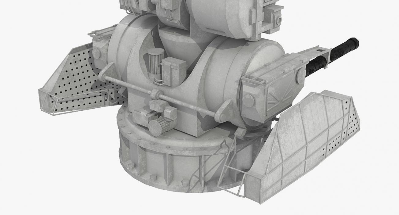 3D model Air Defence Kashtan Combat Module Rigged