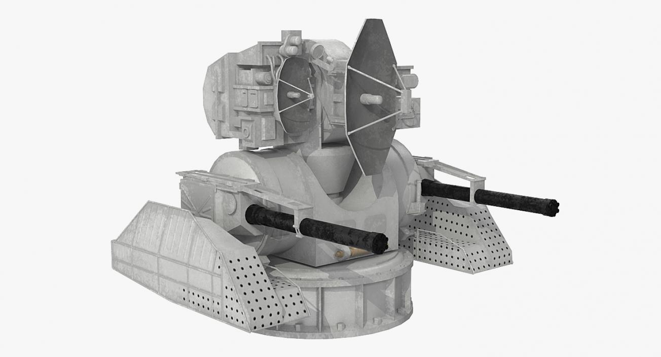 3D model Air Defence Kashtan Combat Module Rigged