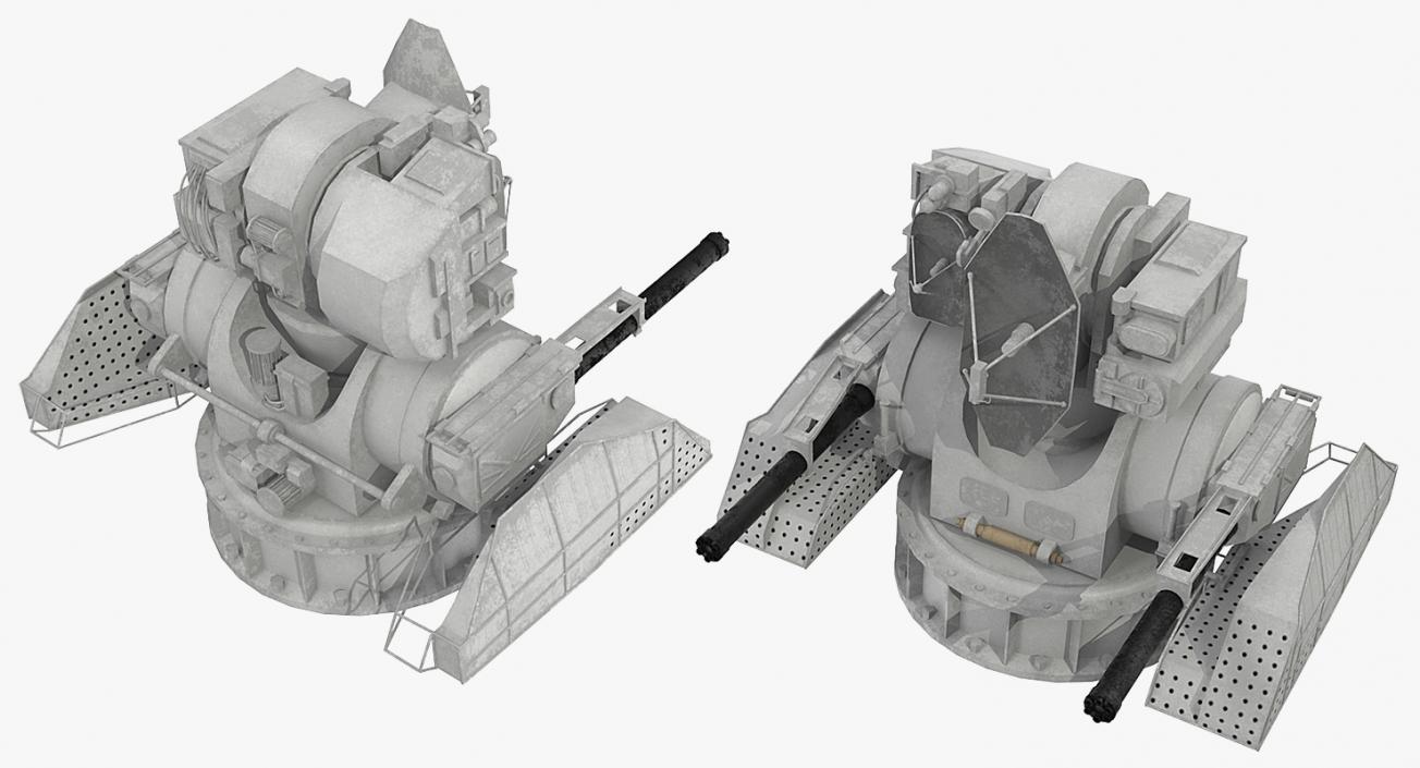 3D model Air Defence Kashtan Combat Module Rigged