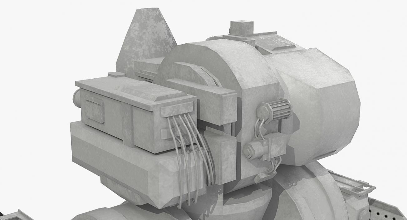 3D model Air Defence Kashtan Combat Module Rigged