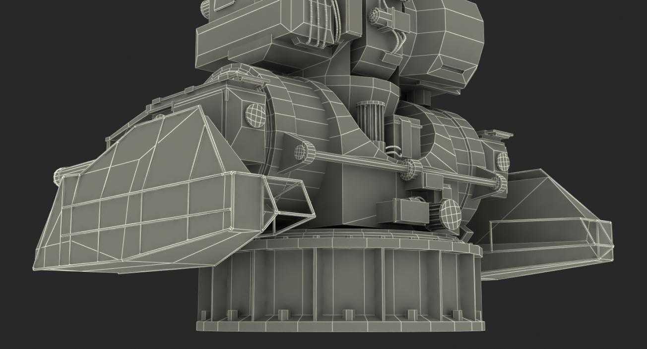 3D model Air Defence Kashtan Combat Module Rigged