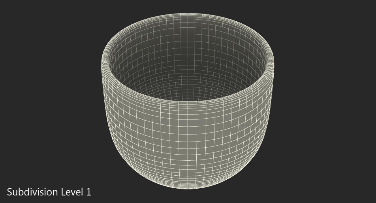 3D Japanese Black Cup model