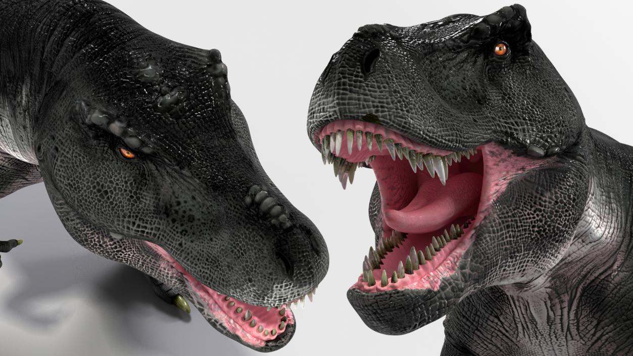 3D T Rex Rigged for Cinema 4D