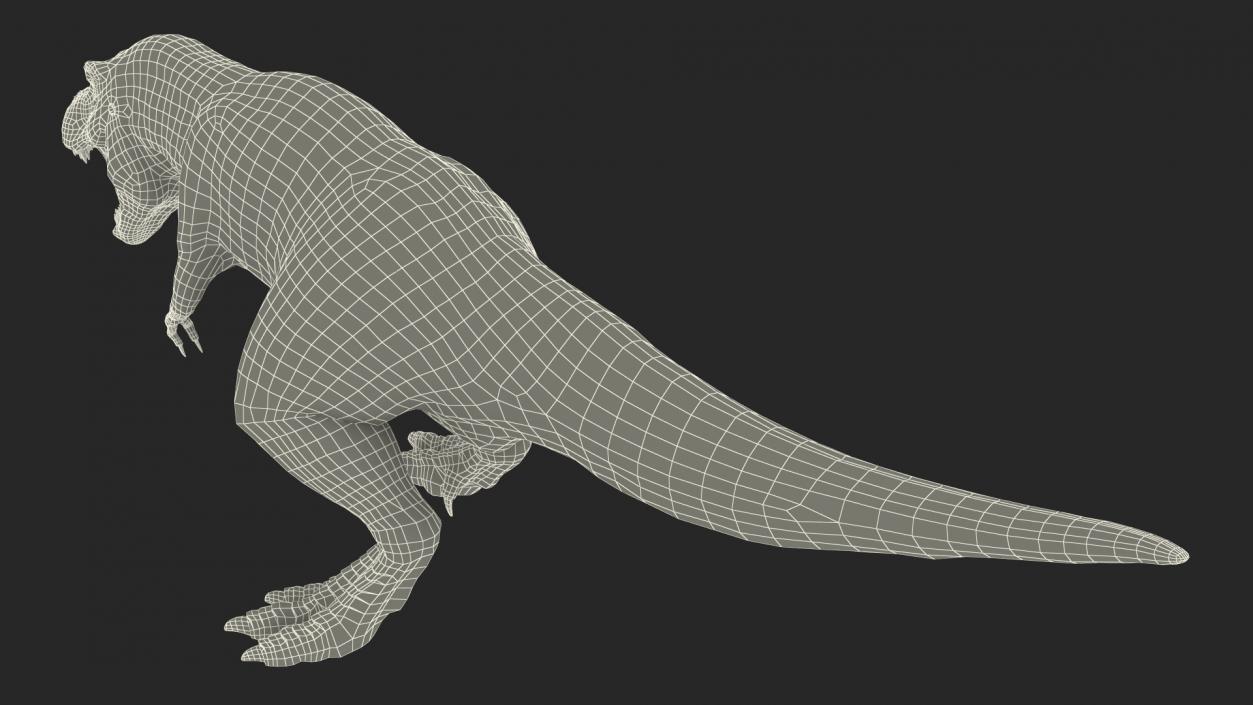 3D T Rex Rigged for Cinema 4D