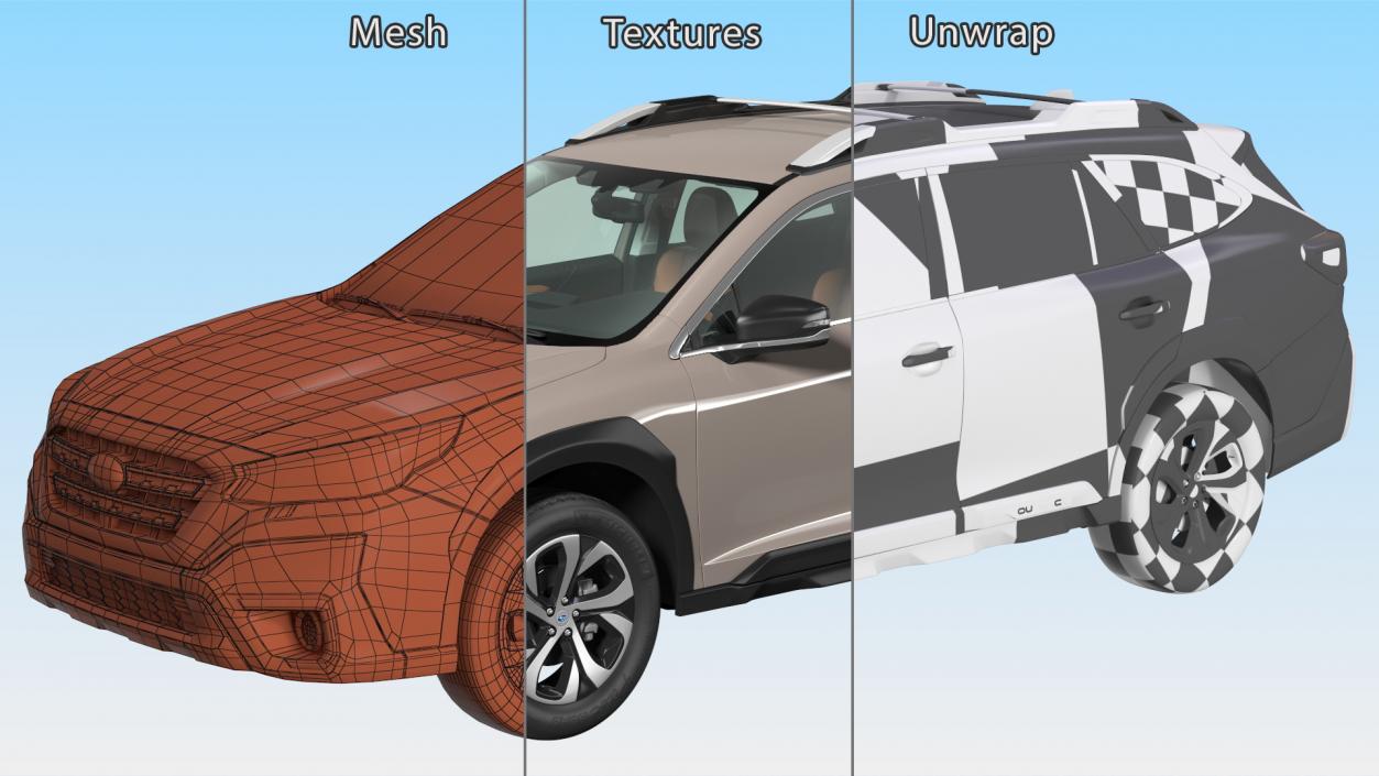 SUBARU Outback 2021 3D model