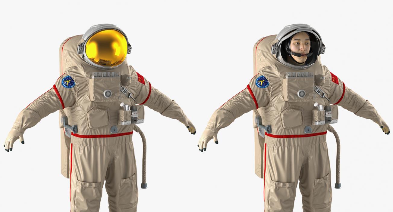 3D Astronauts 3D Models Collection 6 model