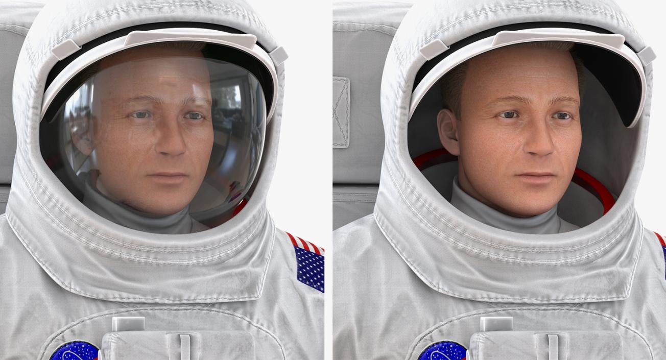 3D Astronauts 3D Models Collection 6 model