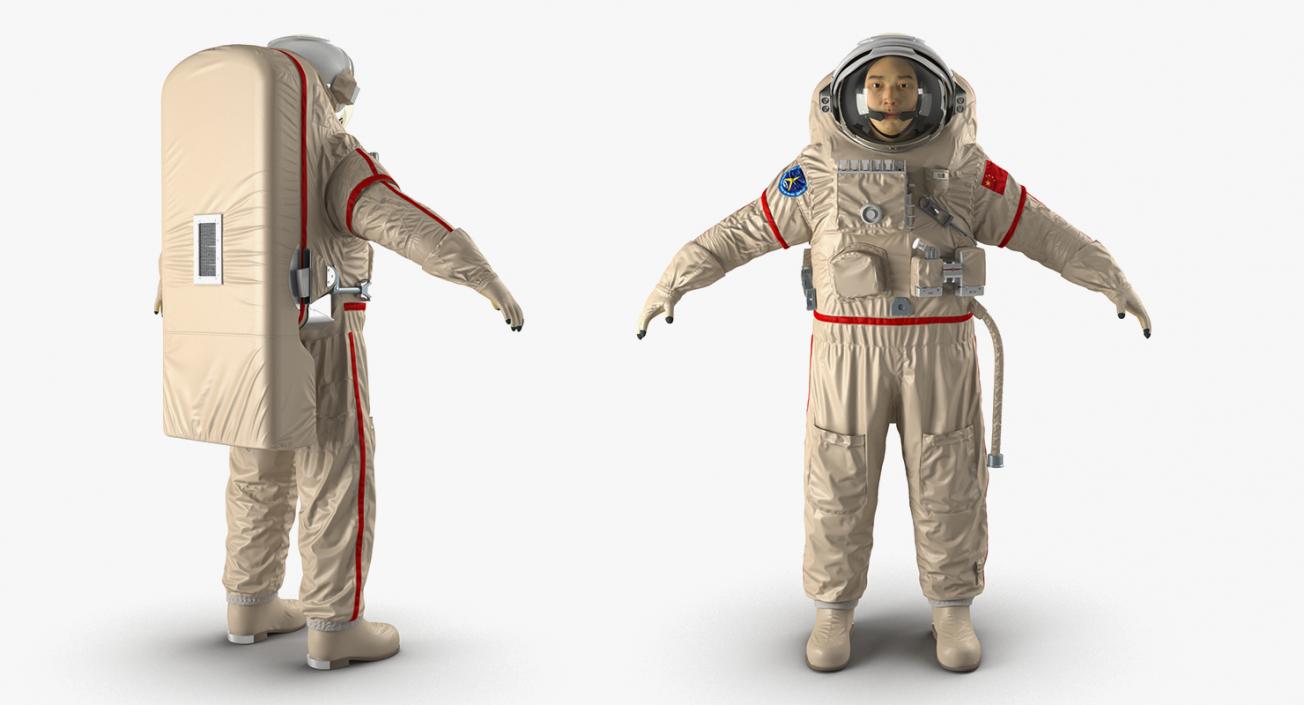 3D Astronauts 3D Models Collection 6 model