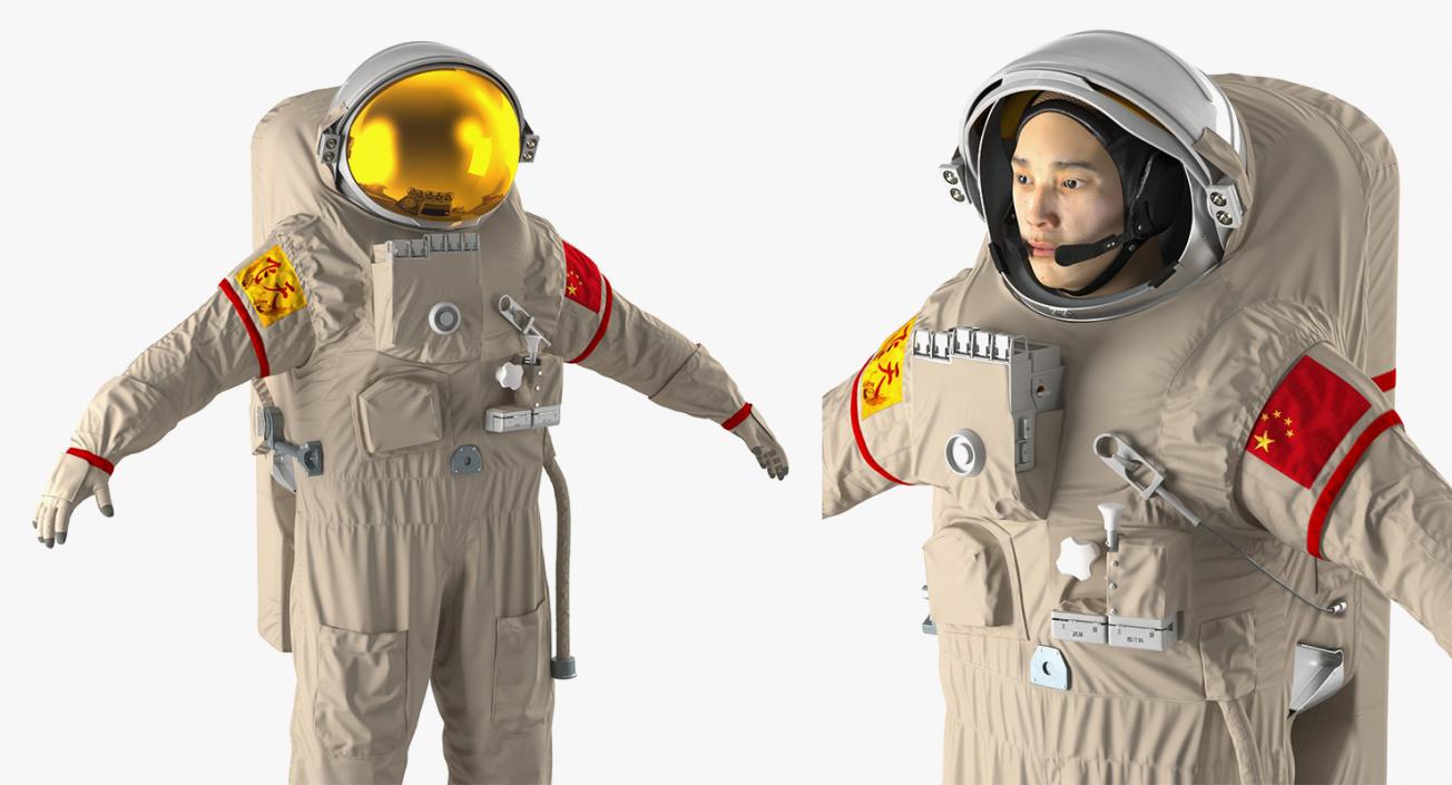 3D Astronauts 3D Models Collection 6 model