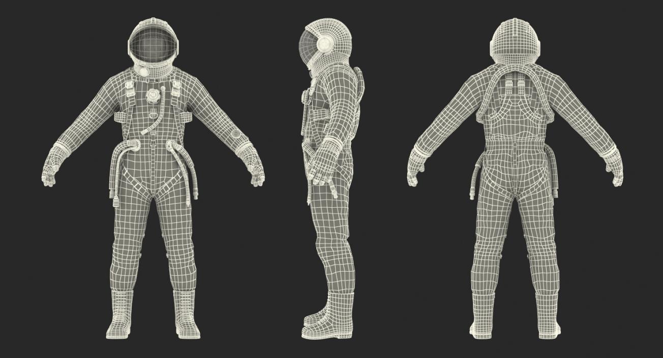 3D Astronauts 3D Models Collection 6 model