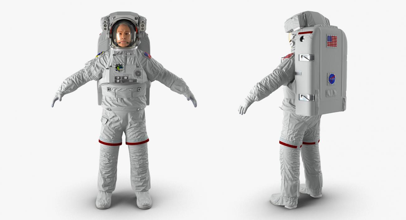 3D Astronauts 3D Models Collection 6 model