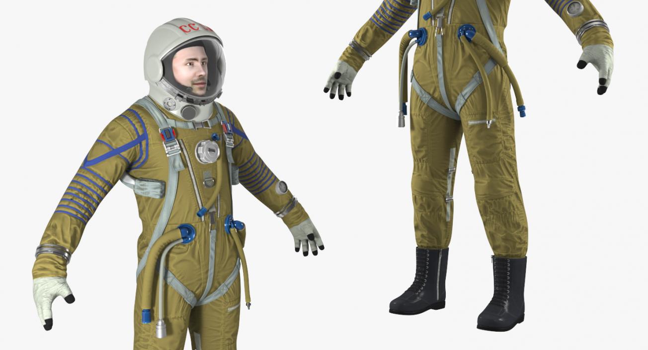 3D Astronauts 3D Models Collection 6 model