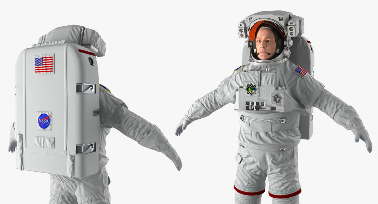 3D Astronauts 3D Models Collection 6 model