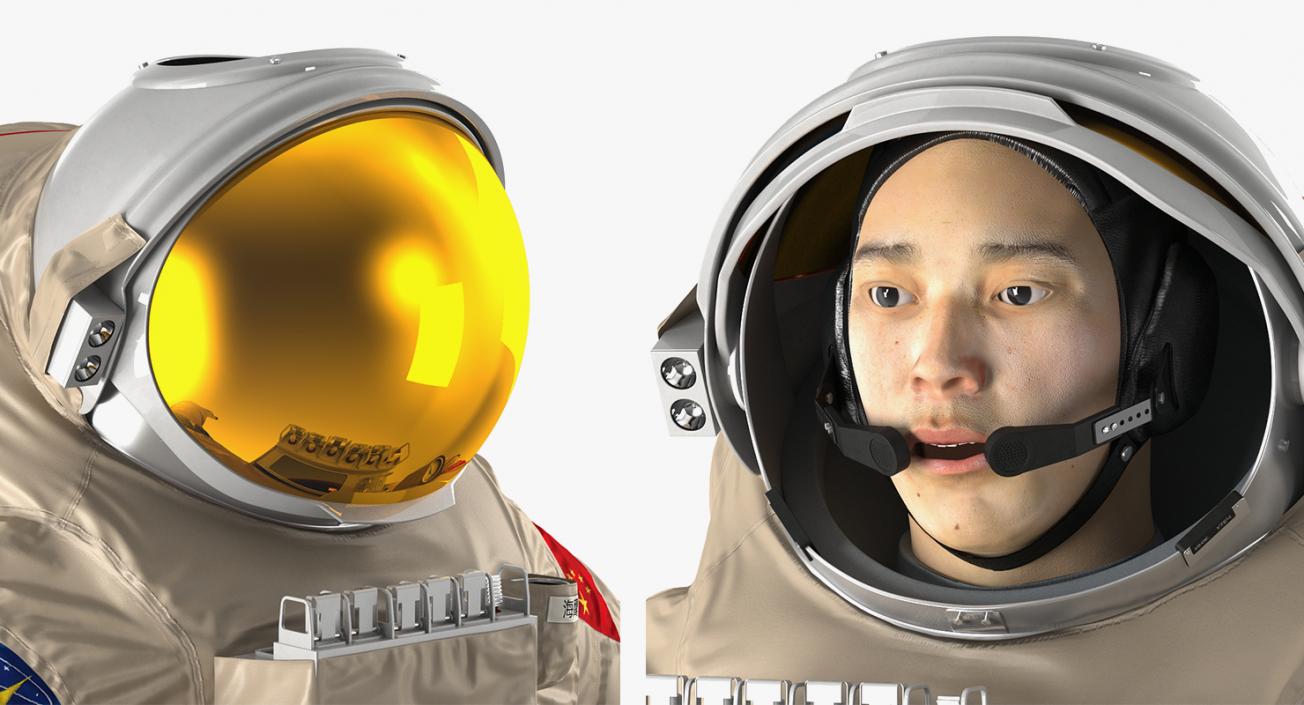 3D Astronauts 3D Models Collection 6 model