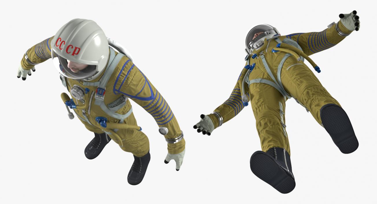 3D Astronauts 3D Models Collection 6 model