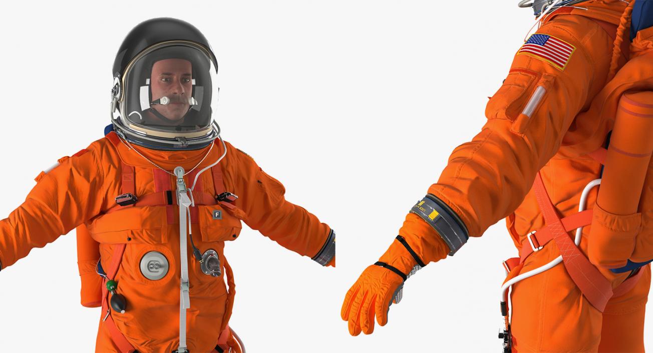 3D Astronauts 3D Models Collection 6 model