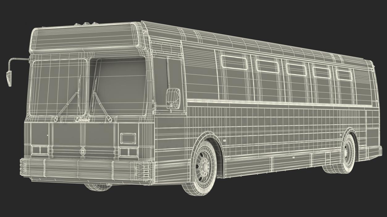 Flxible Metro D Bus Simle Interior 3D model