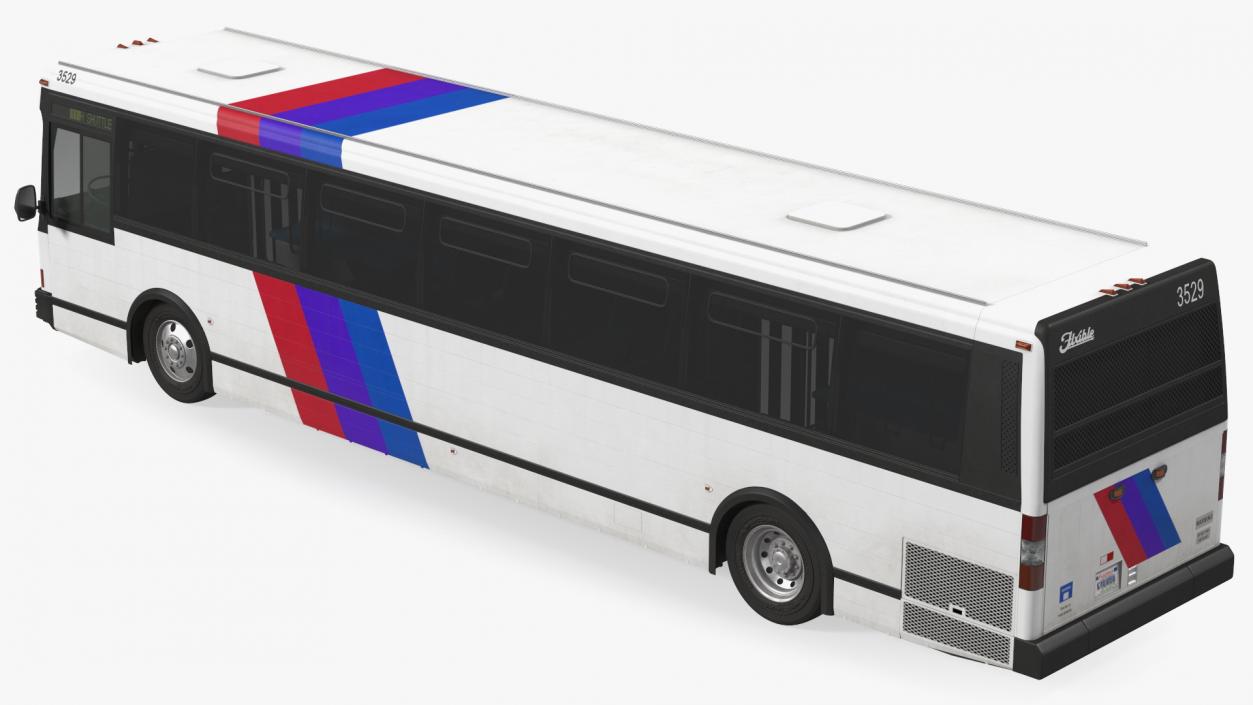 Flxible Metro D Bus Simle Interior 3D model