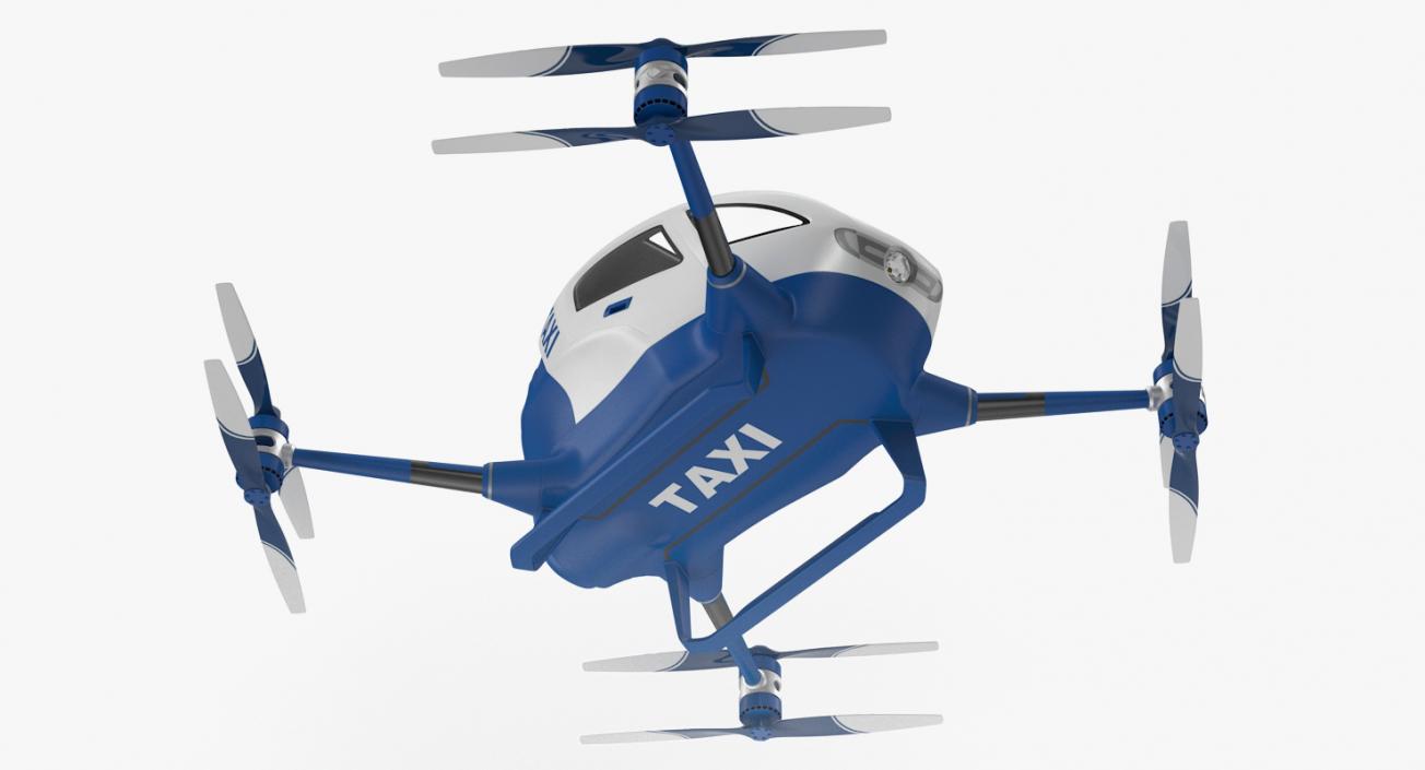 3D Drone Air Taxi Rigged