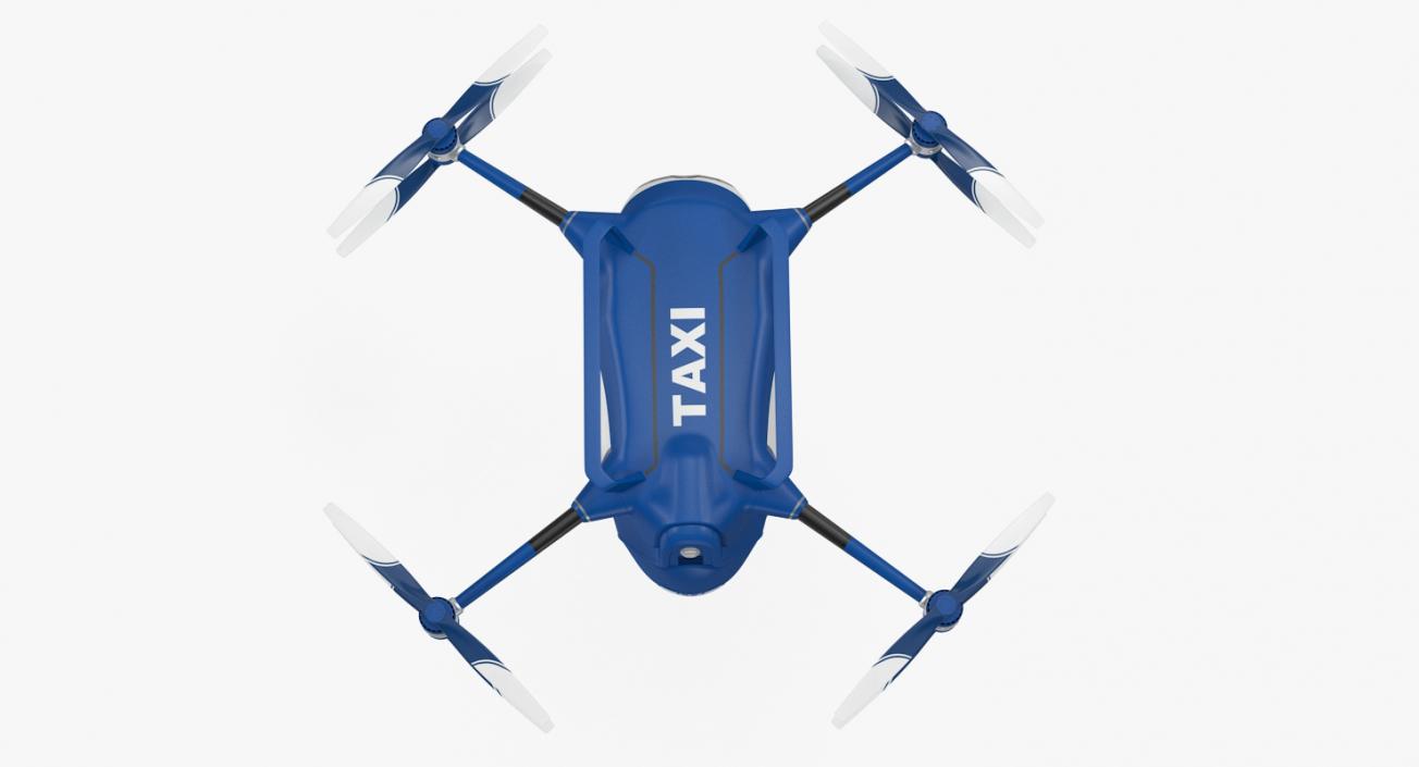 3D Drone Air Taxi Rigged