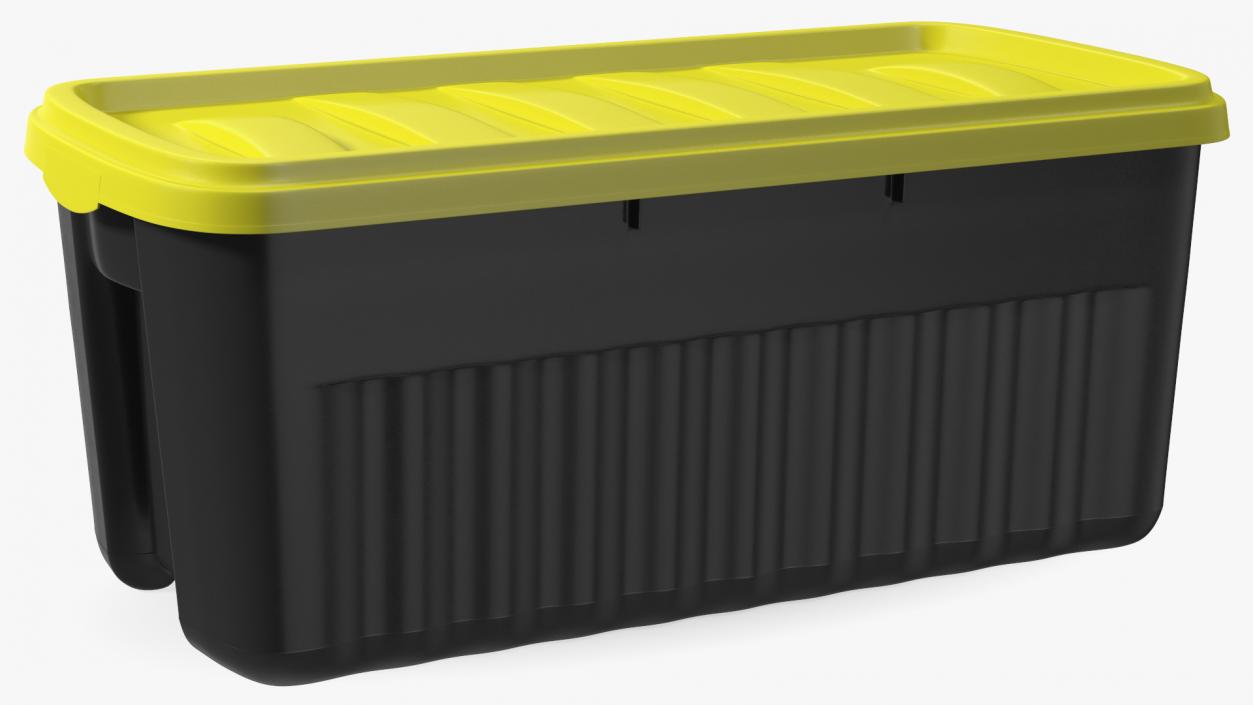 3D Rugged Polyethylene Storage Bin 50 Gallon