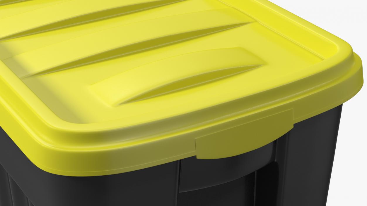 3D Rugged Polyethylene Storage Bin 50 Gallon