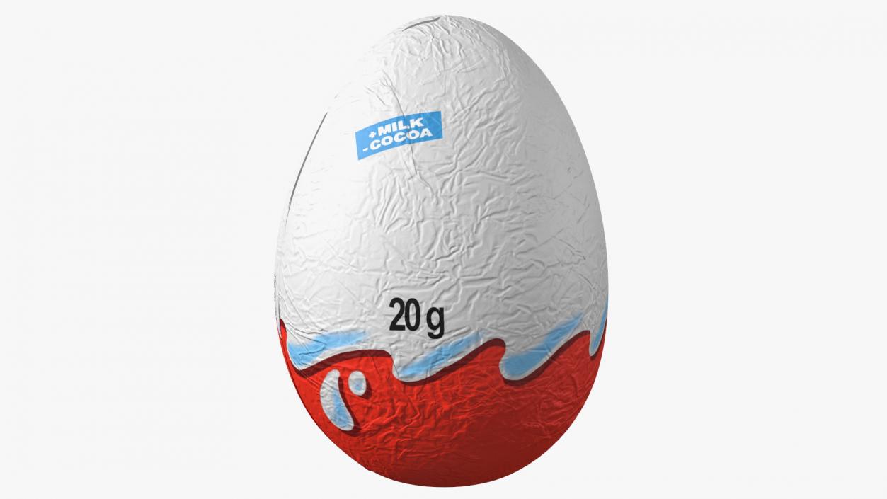 3D Wrapped Chocolate Egg