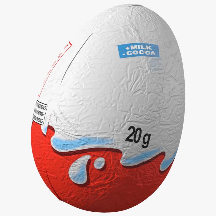 3D Wrapped Chocolate Egg