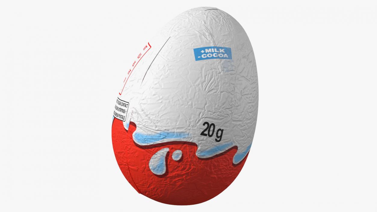 3D Wrapped Chocolate Egg