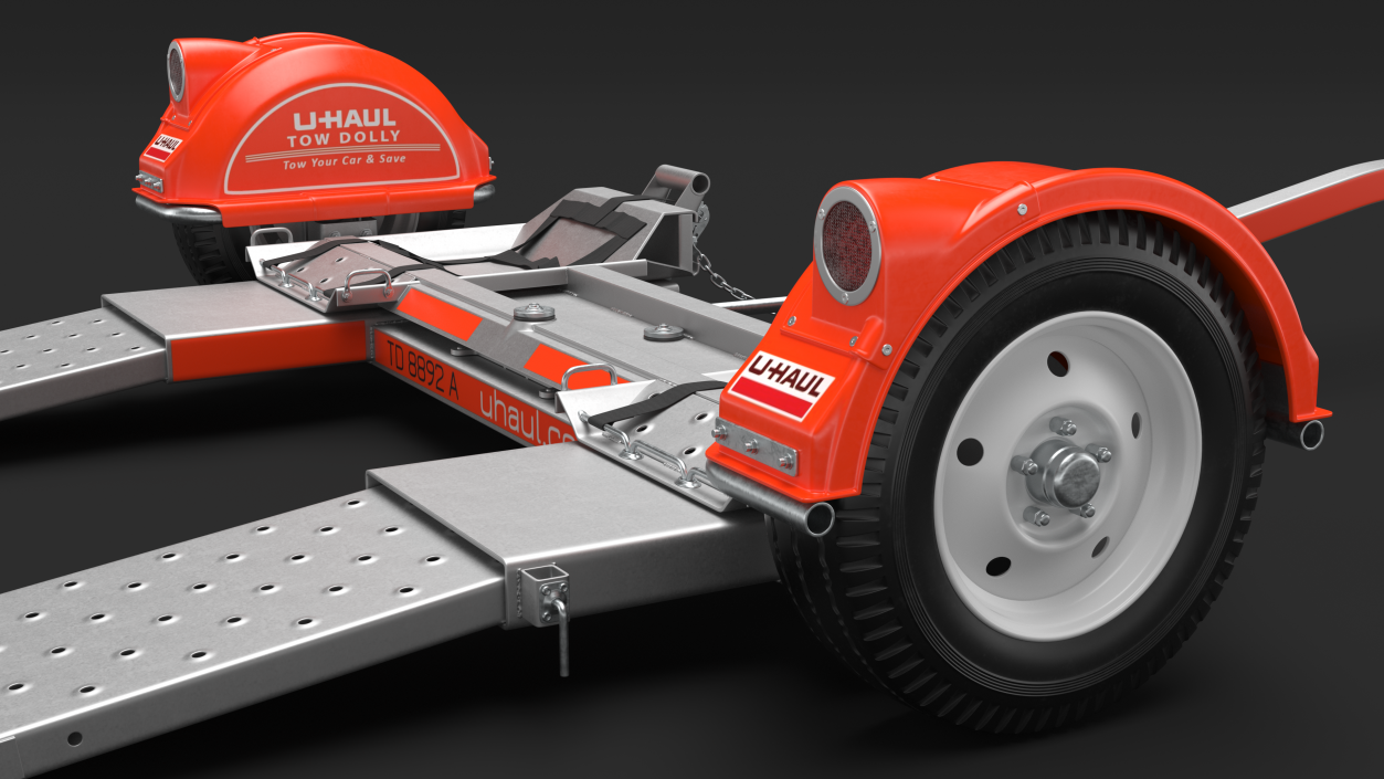 3D U-Haul Axle Tow Dolly