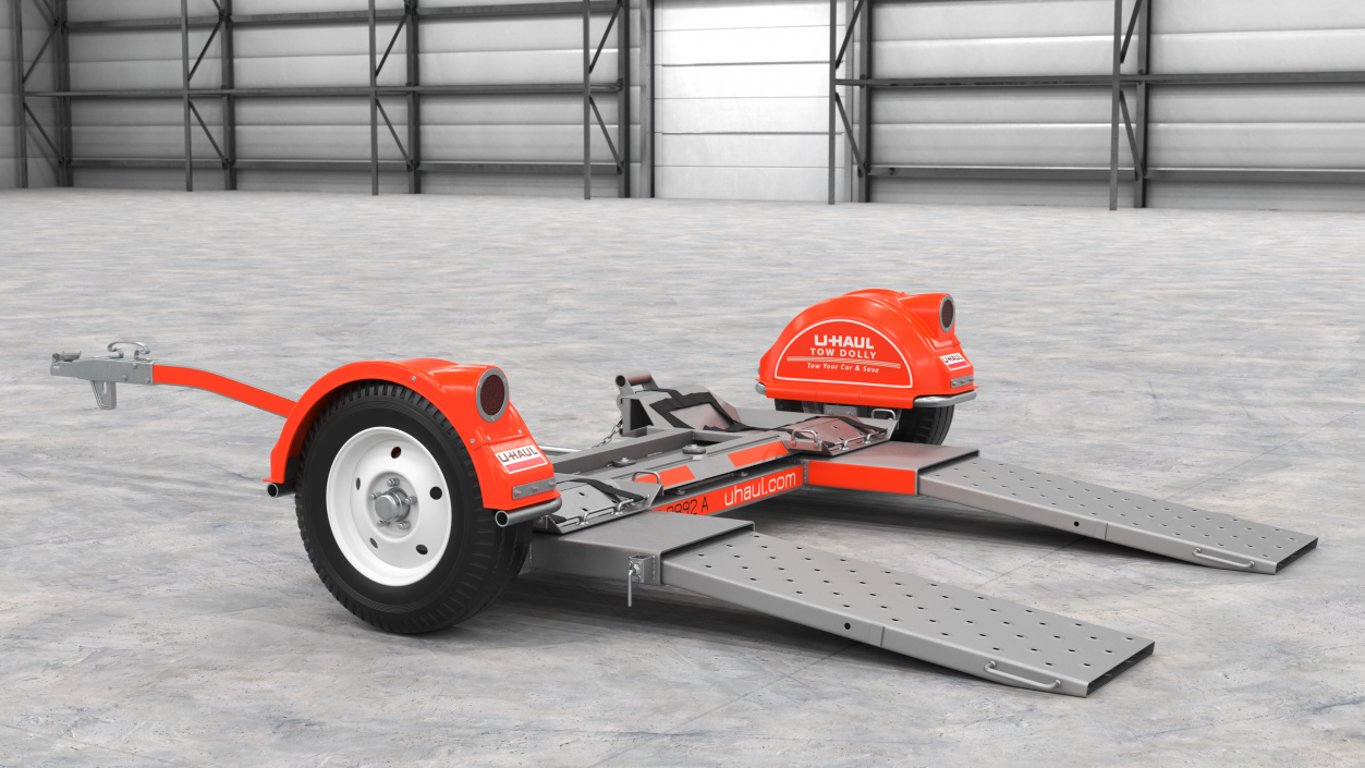 3D U-Haul Axle Tow Dolly