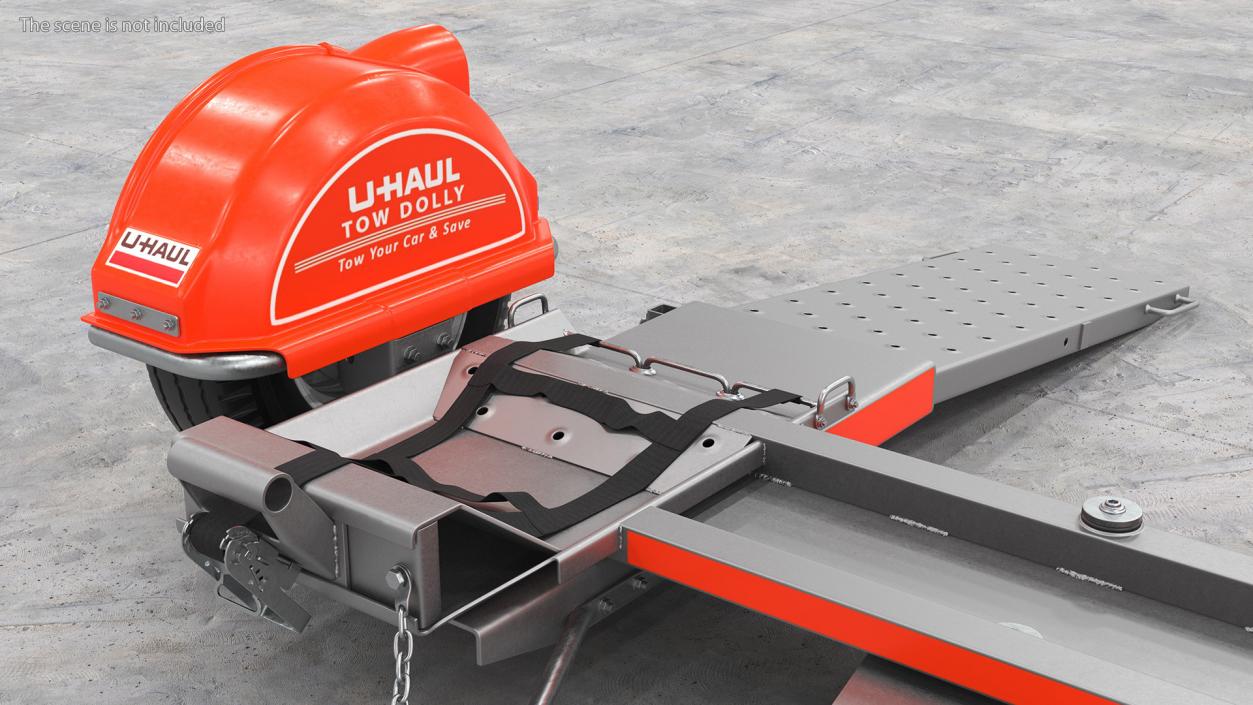 3D U-Haul Axle Tow Dolly