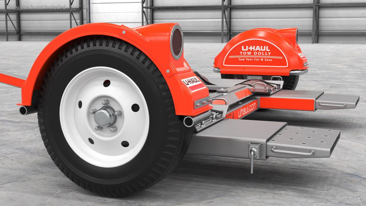 3D U-Haul Axle Tow Dolly