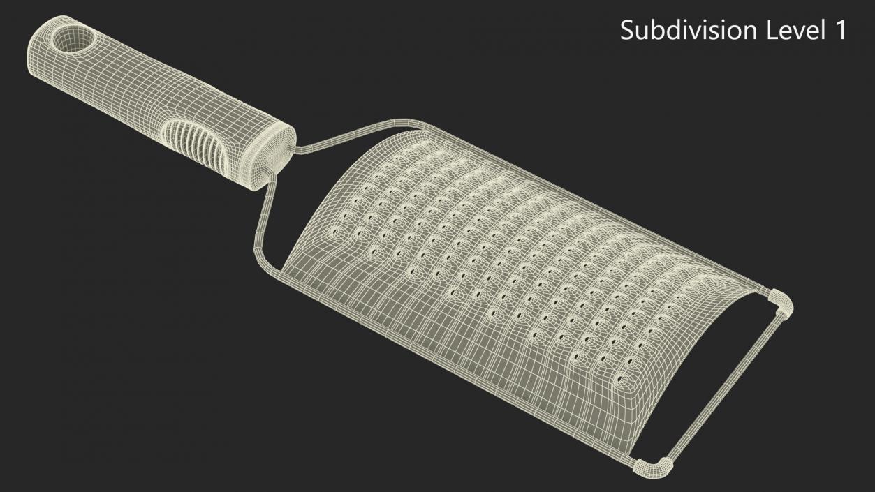 3D model Red Handled Cheese Grater