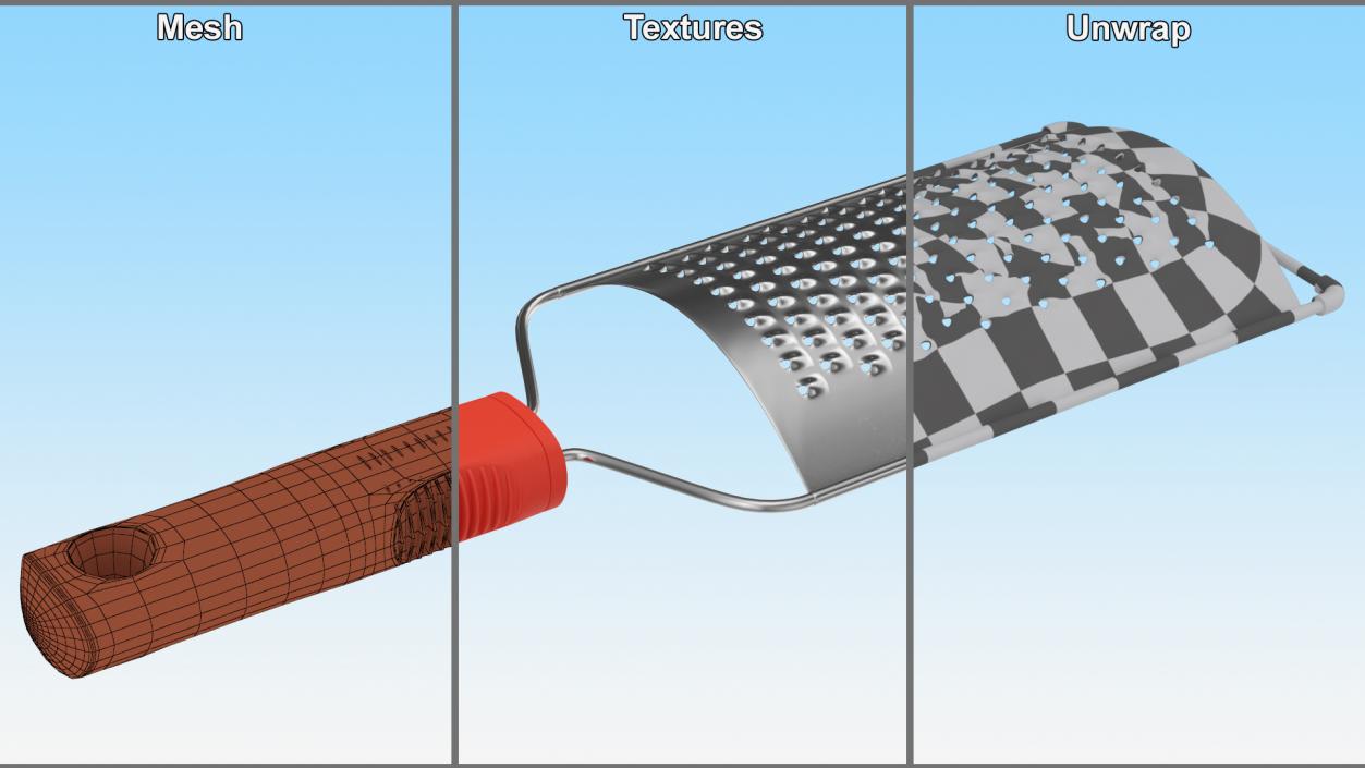 3D model Red Handled Cheese Grater