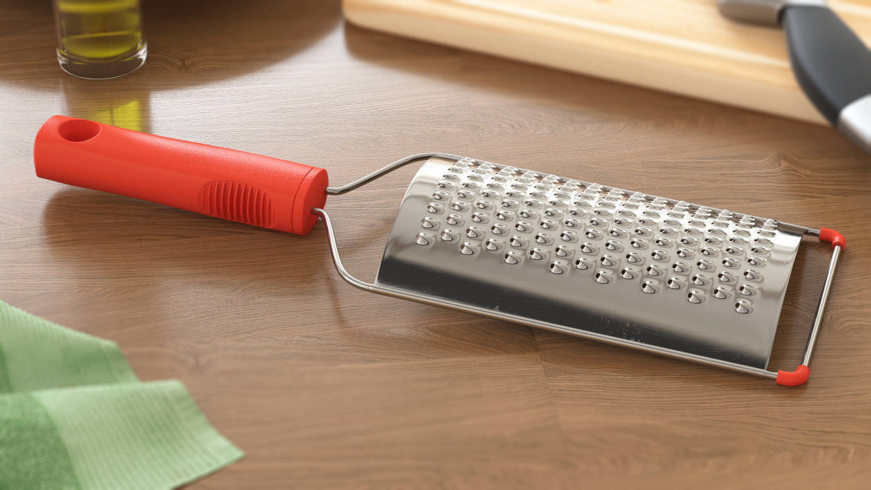 3D model Red Handled Cheese Grater