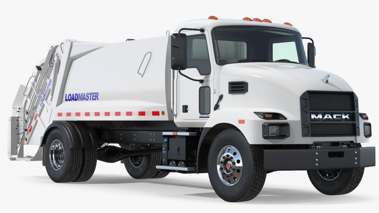 Mack MD6 Medium-Duty Garbage Truck 3D model