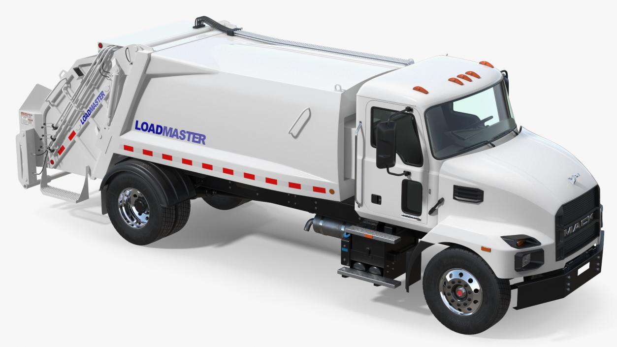 Mack MD6 Medium-Duty Garbage Truck 3D model